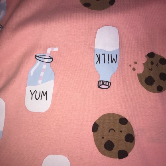 NWT 12m cookies & milk breakfast carters pajamas girls layette easter christmas - Picture 8 of 11